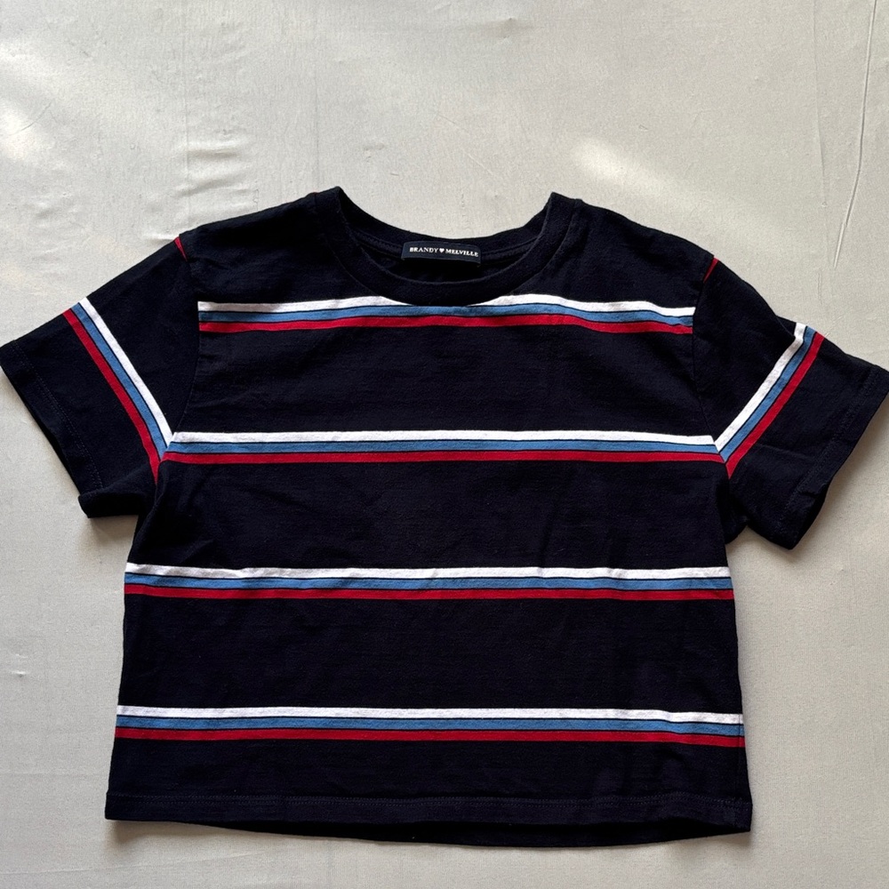 Brandy Melville with Red and Blue Stripes